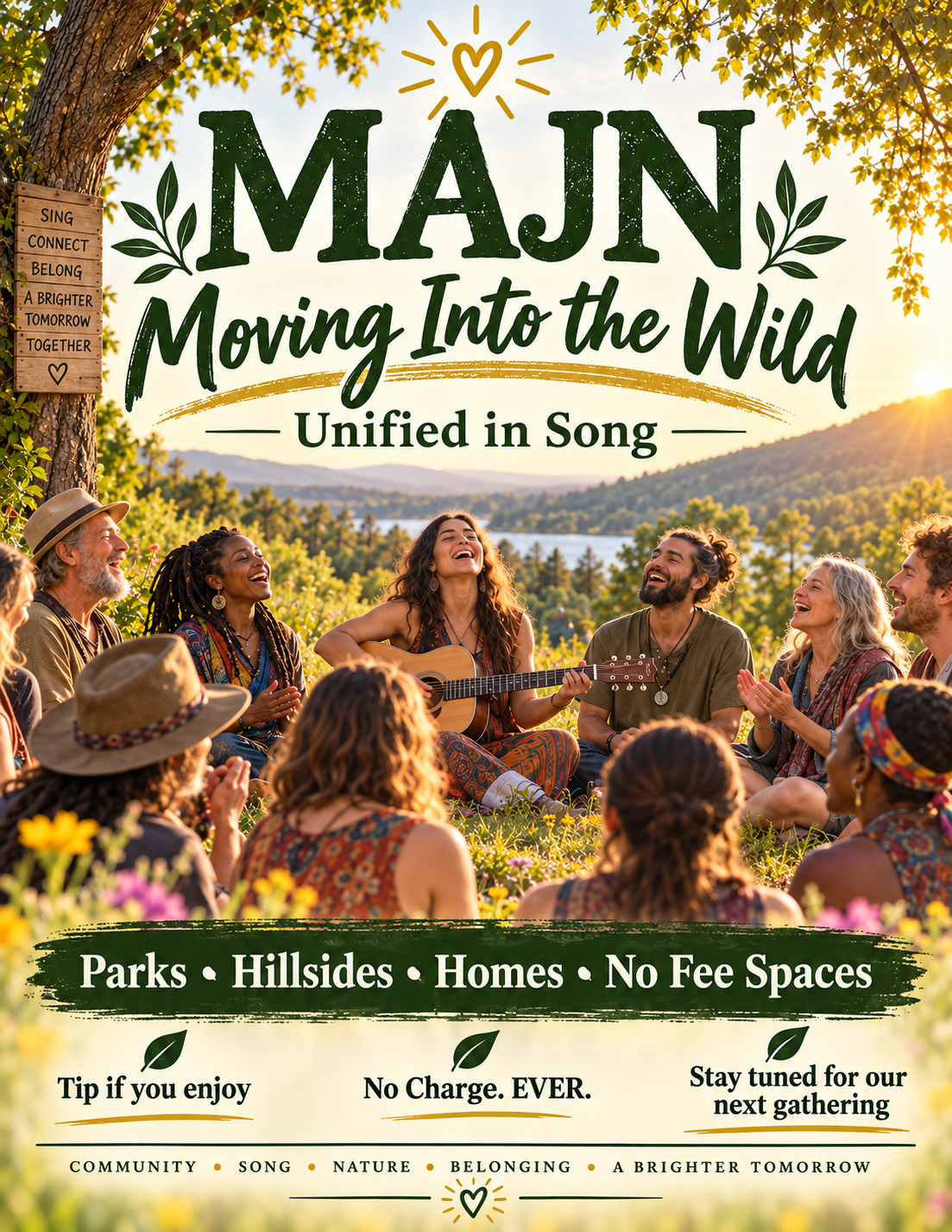 MAJN Moving Into the Wild — Unified in Song